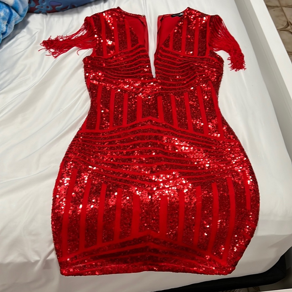 Red dress